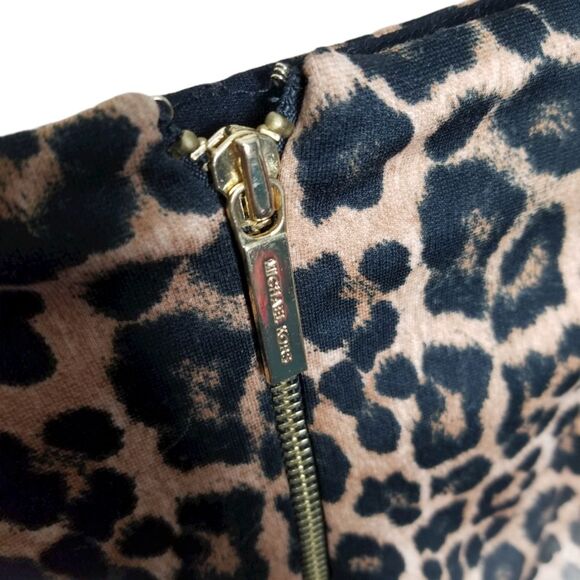 Michael Kors Leopard Print Pencil Skirt Tendy Mobwife Sexy Women’s S - Picture 2 of 7